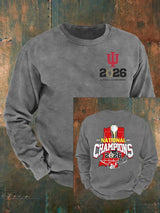 Men's   Football Print  Sweatshirt