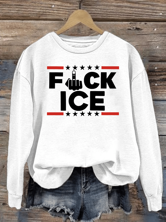 Women's  ICE  Print  Sweater