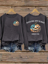 🔥Buy 3 Get 15% Off🔥Women's Scaring Off Kings Printed Sweatshirt