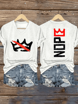 🔥Buy 3 Get 15% Off Women's  Nope, No Kings In America Print T-shirt