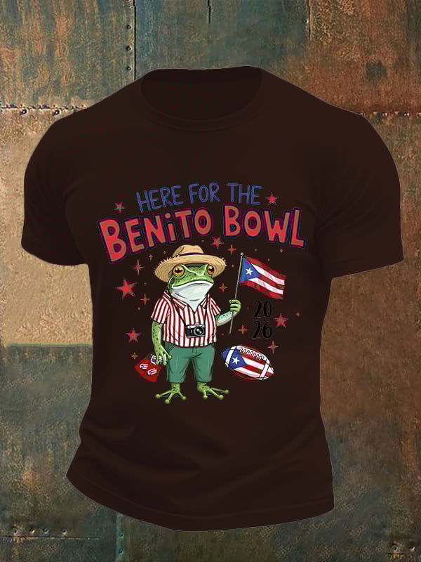 Men's  Benito Bowl Puerto Rico Football T-Shirt