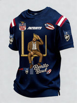 Men's Puerto Rico Print Short-Sleeve T-Shirt