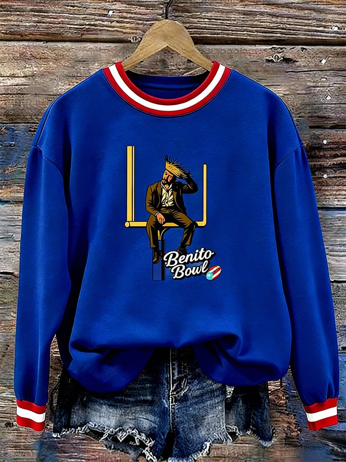 Women's Puerto Rico Print Sweatshirt