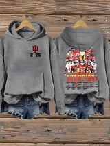 Women's  Football Print Hoodies