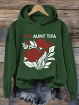 🔥Buy 3 Get 15% Off🔥Retro I Am Aunt Tifa Print Hoodie