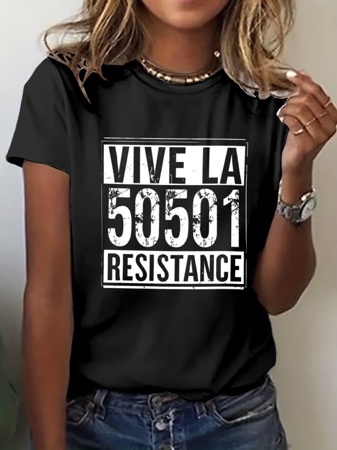 🔥Buy 3 Get 15% Off🔥Women's 50501 Protest Print T-Shirt