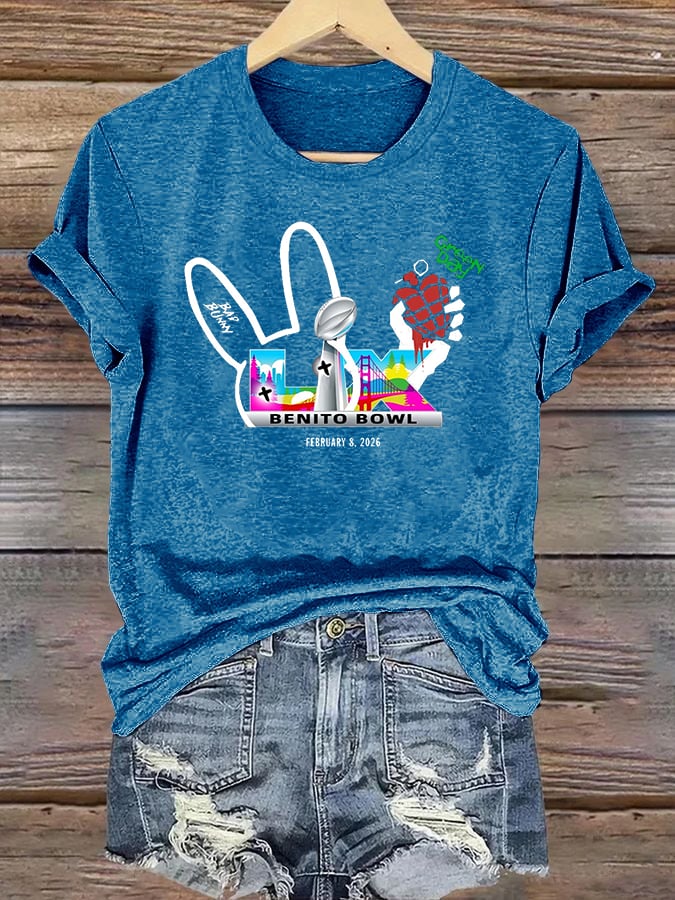 Women's  Opening And Halftime Shows Print Casual T-shirt