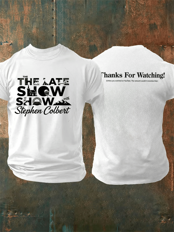 🔥Buy 3 Get 15% Off Men's Retro Last Show Print T-Shirt