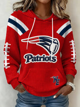 Women's Football Print Sweatshirt