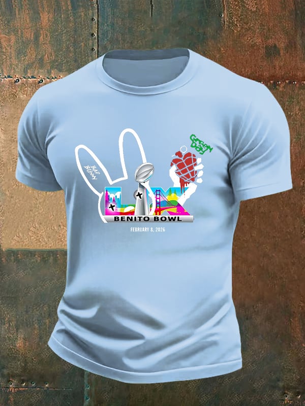 Men's  Opening And Halftime Shows Print Casual T-shirt