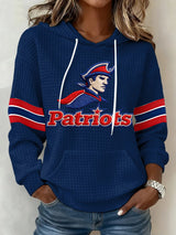 Women's Football Print Casual Sweatshirt