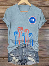 🔥Buy 3 Get 15% Off🔥Women's 50501 We Stand Printed Casual T-shirt