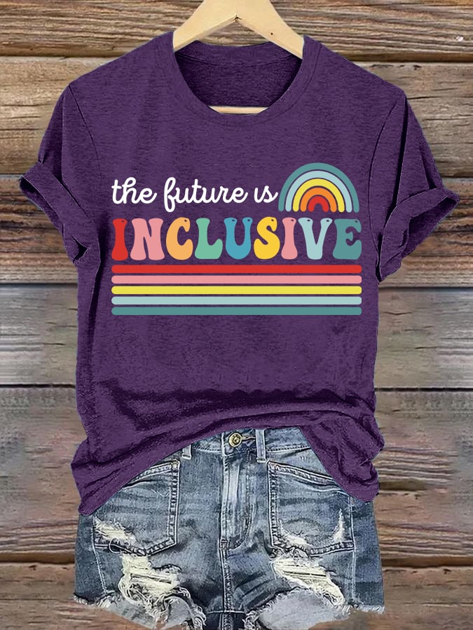 Women's  The Future Is an Inclusive Print T-Shirt