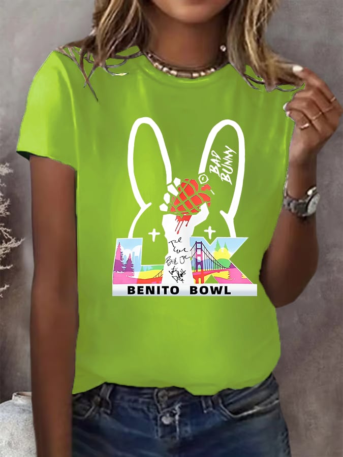 Women's  Opening And Halftime Shows Print Casual T-shirt