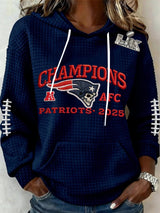 Women's Football Print Casual Sweatshirt