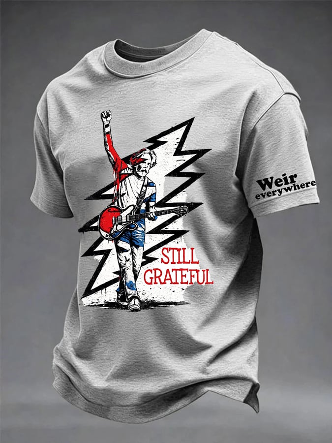 🔥Buy 3 Get 15% Off Men's Still Grateful Printed Casual T-shirt