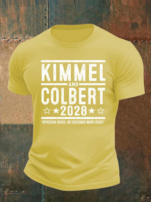 Men's Talk Show Colbert Kimme Legend 2028 T-shirt