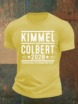 Men's Talk Show Colbert Kimme Legend 2028 T-shirt