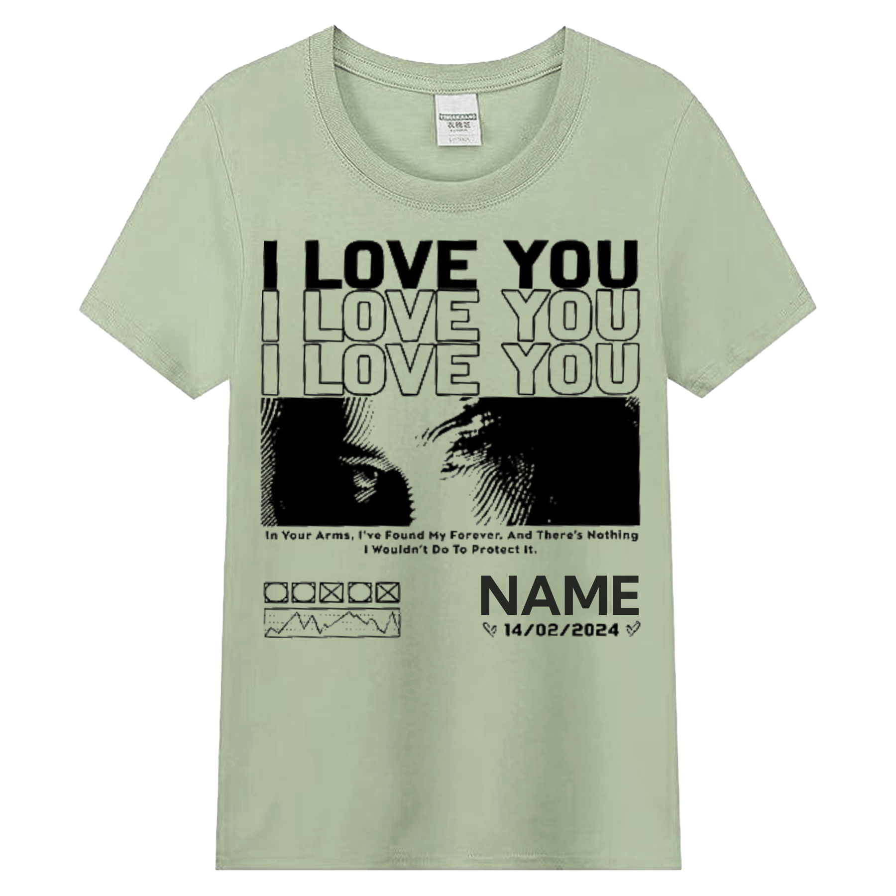 💖Best Gift For Lover💖Unique Custom Eyes Photo Tee 💗 Crewneck 💗 Hoodie