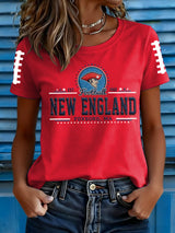 Women's Football Print T-shirt