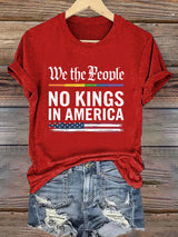 🔥Buy 3 Get 15% Off🔥Women's Fashion Casual American Kingless Print T-Shirt