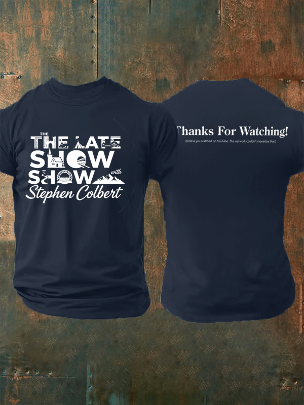🔥Buy 3 Get 15% Off Men's Retro Last Show Print T-Shirt