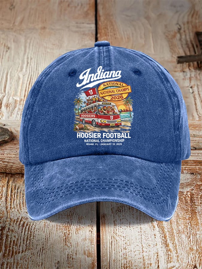 Unisex Football Printed Baseball Cap