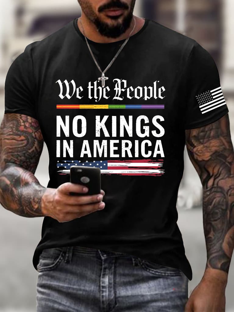 🔥Buy 3 Get 15% Off🔥Men's Casual Fashion Reject The King Fdt Round Neck T-Shirt