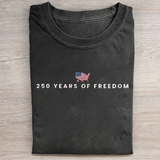 250th Anniversary Of American Independence Cotton Short Sleeve T-shirt