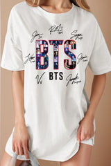 BTS Signature Print T-Shirt