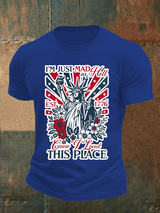 Men's THIS PLACE Round Neck Printed T-Shirt