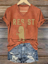 🔥Buy 3 Get 15% Off🔥Women's Penguin Resist Printed Short-Sleeved T-Shirt