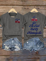 Women's  To ICE get the fuck out of Minnesota T-Shirt