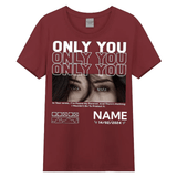 💖Best Gift For Lover💖Unique Custom Eyes Photo Tee 💗 Crewneck 💗 Hoodie
