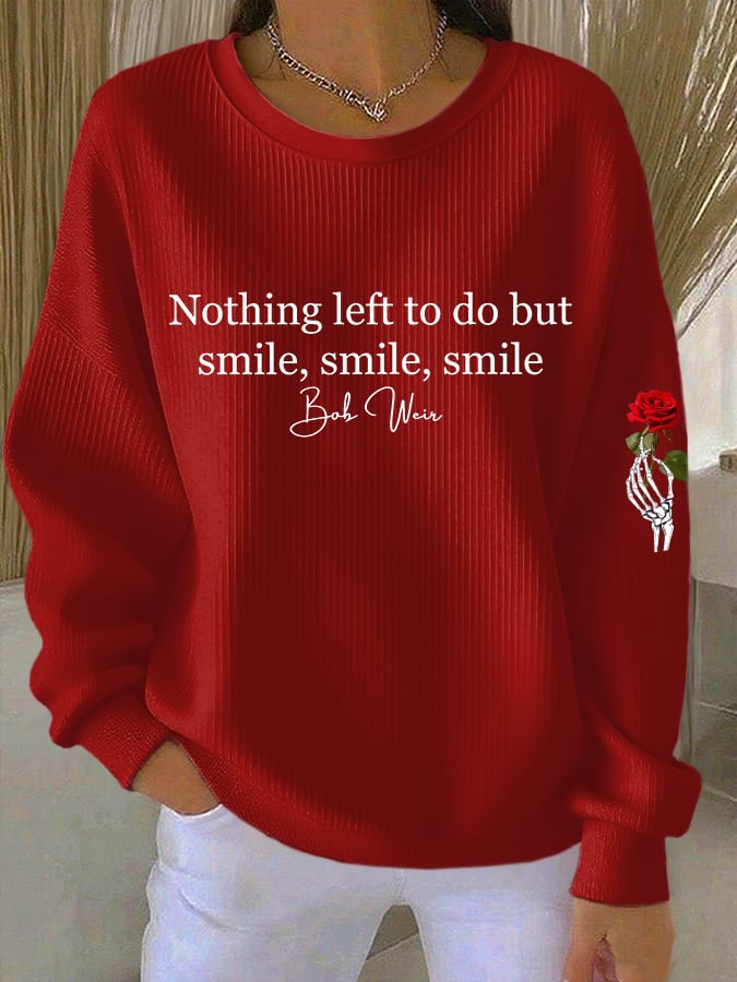 🔥Buy 3 Get 15% Off Women's Vintage Rock Tribute Print Casual Sweatshirt