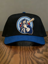 Retro Rugby Print Baseball Cap