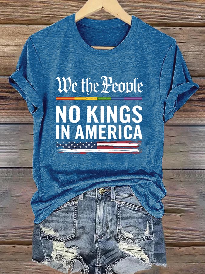 🔥Buy 3 Get 15% Off🔥Women's Fashion Casual American Kingless Print T-Shirt