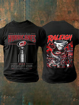 Men's 2026 Ice Hockey Champions Fans Printed T-Shirt