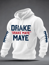 Men's Football Printed Casual Hoodie