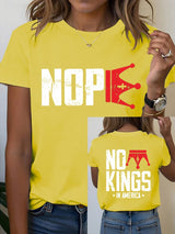 🔥Buy 3 Get 15% Off Women's  No Kings In America T-Shirt