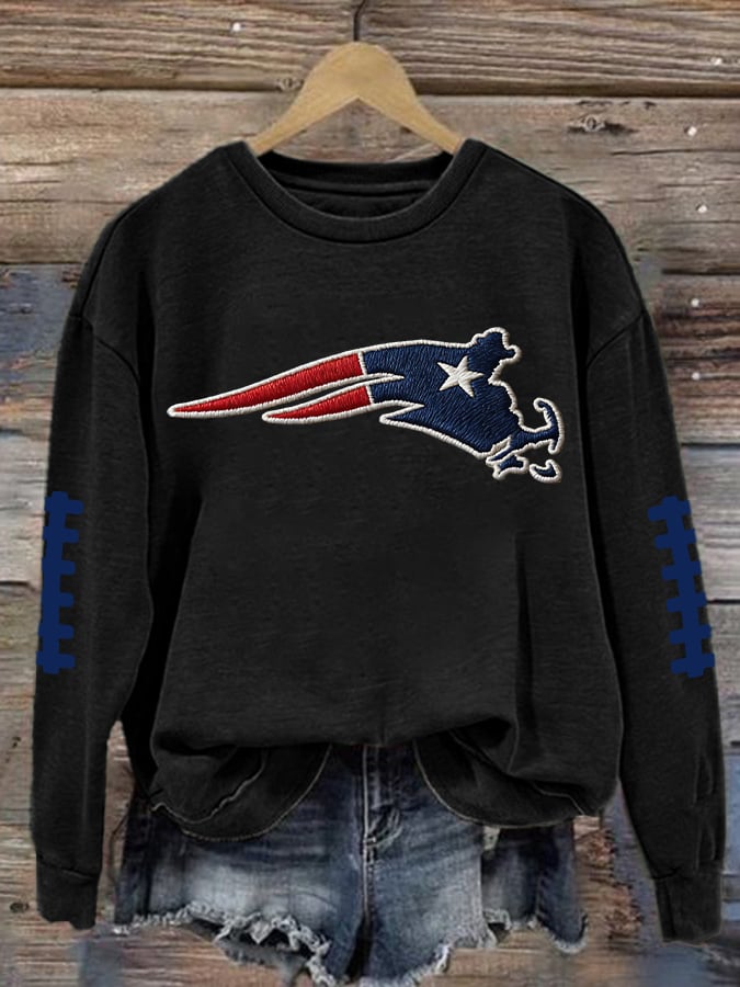 Women's Football Printed Sweatshirt