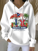 Women's Puerto Rico Print Casual Sweatshirt