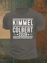 Men's Talk Show Colbert Kimme Legend 2028 T-shirt