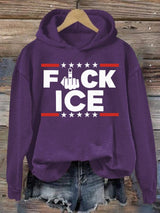 Women's  ICE  Print  Hoodie
