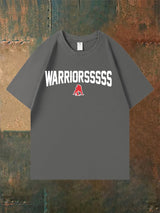 Unisex    WARRIORSSSSS  Print  T-shirt
