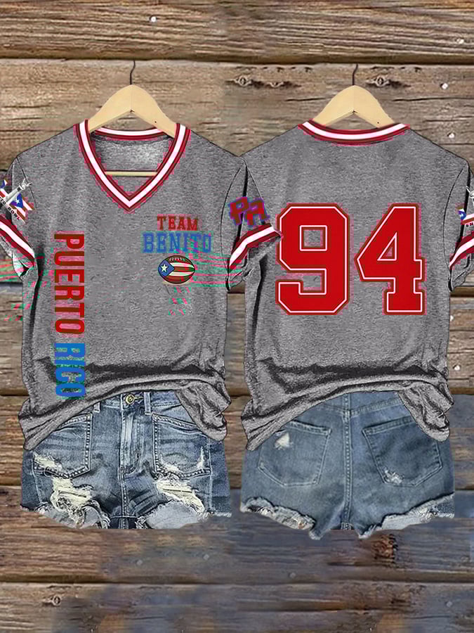 Women's Puerto Rican Rapper Print T-Shirt