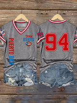 Women's Puerto Rican Rapper Print T-Shirt