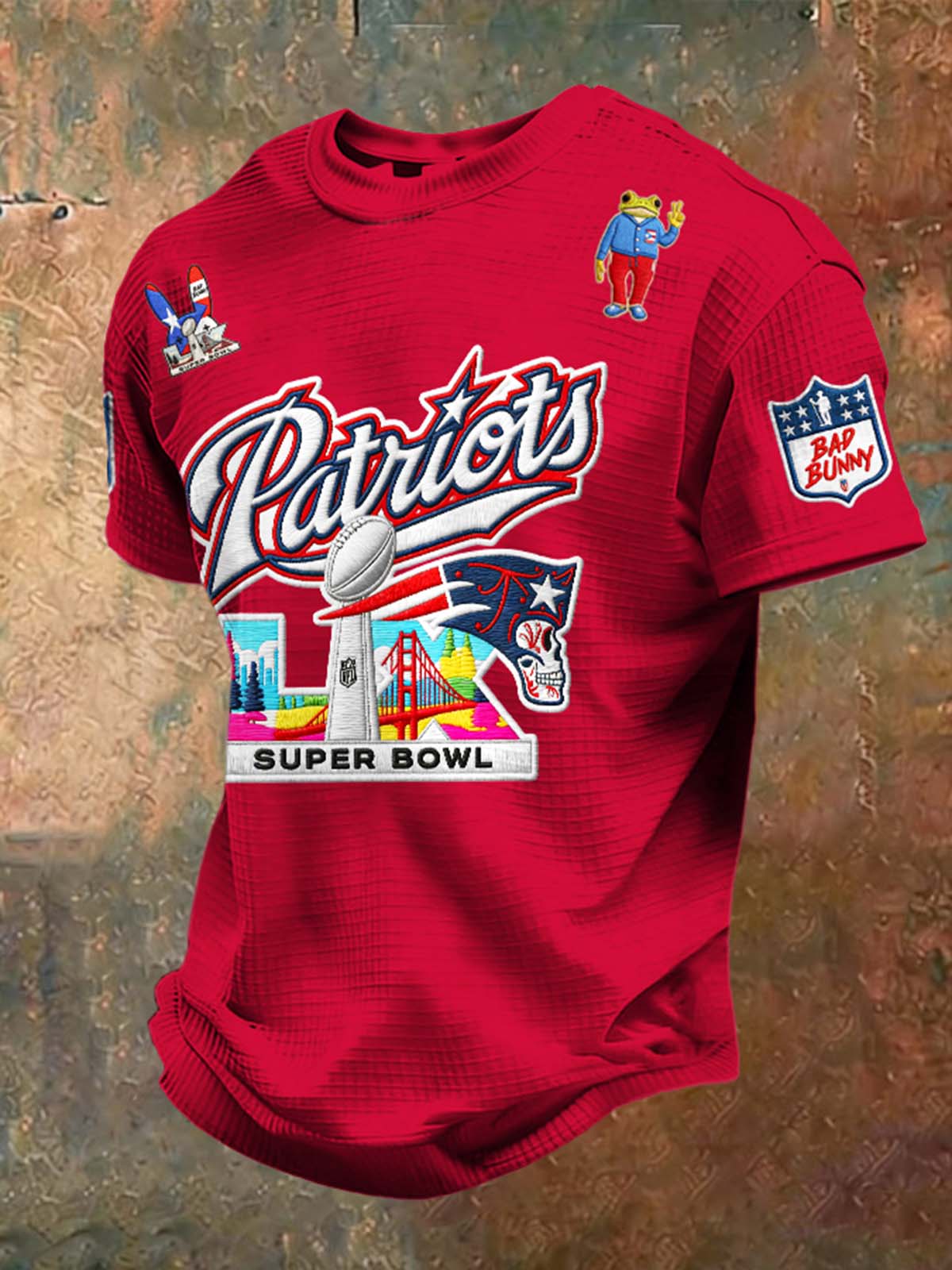 Men's Football Print Short-Sleeve T-Shirt