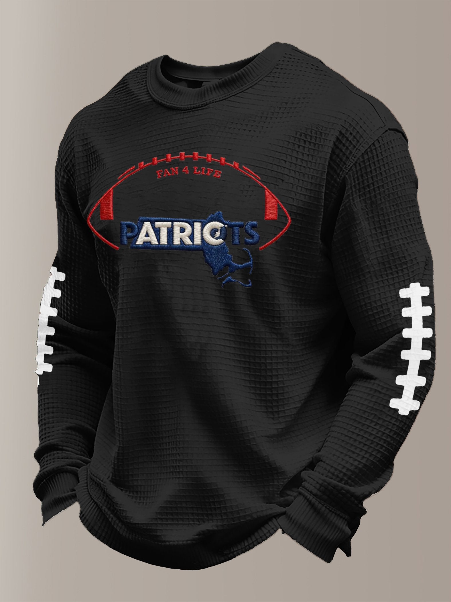 Men's Football Print Waffle T-Shirt