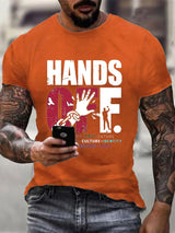 🔥Buy 3 Get 15% Off🔥Men's Hands Off Protest Print T-Shirt